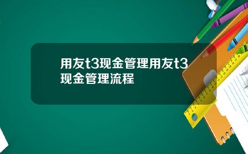 用友t3现金管理用友t3现金管理流程