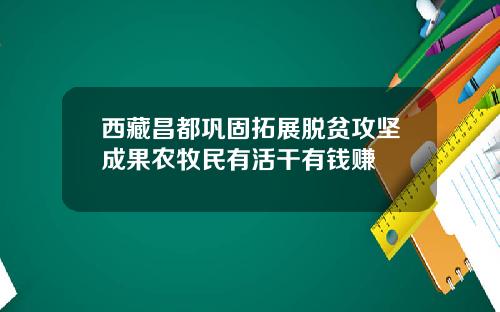 西藏昌都巩固拓展脱贫攻坚成果农牧民有活干有钱赚