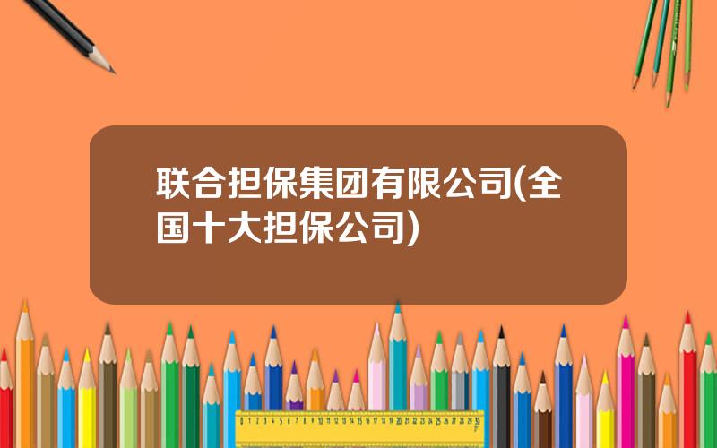 联合担保集团有限公司(全国十大担保公司)