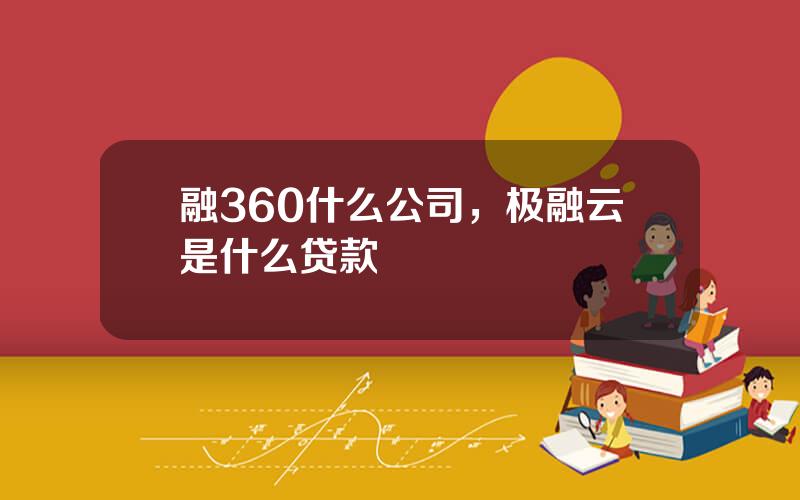 融360什么公司，极融云是什么贷款